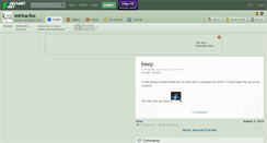 Desktop Screenshot of mirina-fox.deviantart.com