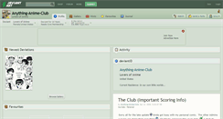 Desktop Screenshot of anything-anime-club.deviantart.com