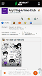 Mobile Screenshot of anything-anime-club.deviantart.com