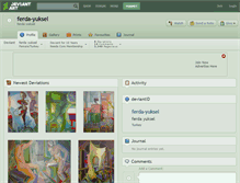 Tablet Screenshot of ferda-yuksel.deviantart.com