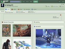 Tablet Screenshot of fe-fantasy93.deviantart.com