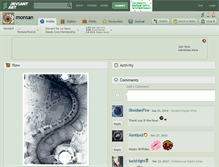 Tablet Screenshot of monsan.deviantart.com