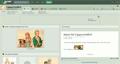Desktop Screenshot of cappuccinobird.deviantart.com