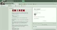 Desktop Screenshot of eminem-fan-club.deviantart.com