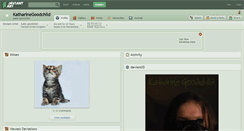 Desktop Screenshot of katharinegoodchild.deviantart.com