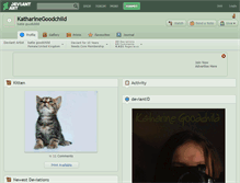 Tablet Screenshot of katharinegoodchild.deviantart.com