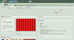 Desktop Screenshot of latin0.deviantart.com