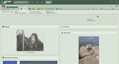 Desktop Screenshot of droolingwolf.deviantart.com