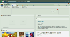 Desktop Screenshot of disneyftw1.deviantart.com