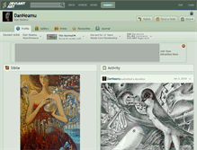 Tablet Screenshot of danneamu.deviantart.com