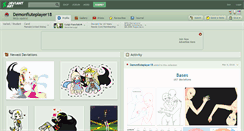 Desktop Screenshot of demonfluteplayer18.deviantart.com
