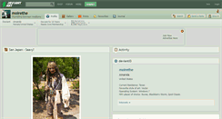 Desktop Screenshot of moirethe.deviantart.com