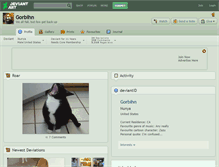 Tablet Screenshot of gorbihn.deviantart.com