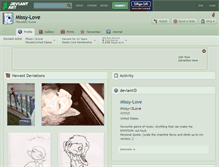 Tablet Screenshot of missy-love.deviantart.com