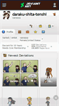 Mobile Screenshot of daraku-shita-tenshi.deviantart.com
