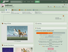 Tablet Screenshot of jedisword.deviantart.com