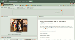 Desktop Screenshot of ladymana-reffia.deviantart.com