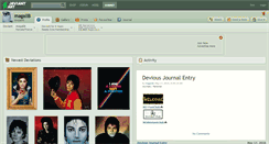 Desktop Screenshot of magalib.deviantart.com