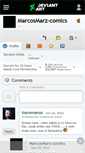 Mobile Screenshot of marcosmarz-comics.deviantart.com