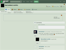 Tablet Screenshot of marcosmarz-comics.deviantart.com
