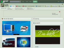 Tablet Screenshot of ice26.deviantart.com