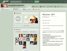 Tablet Screenshot of ichirukihime-fanclub.deviantart.com