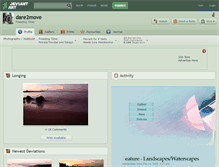Tablet Screenshot of dare2move.deviantart.com