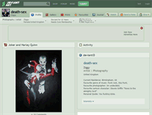 Tablet Screenshot of death-sex.deviantart.com