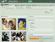 Tablet Screenshot of galaxea.deviantart.com