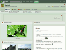 Tablet Screenshot of niawolf.deviantart.com