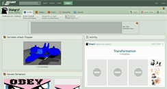 Desktop Screenshot of blakgryf.deviantart.com