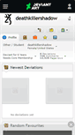 Mobile Screenshot of deathkillershadow.deviantart.com