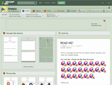 Tablet Screenshot of illietplz.deviantart.com