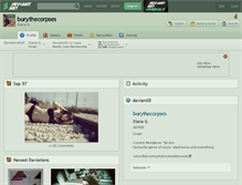 Tablet Screenshot of burythecorpses.deviantart.com