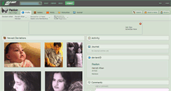 Desktop Screenshot of paxion.deviantart.com