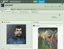 Tablet Screenshot of andacalagon.deviantart.com