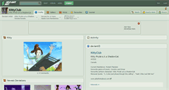 Desktop Screenshot of kittyclub.deviantart.com