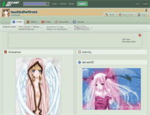 Tablet Screenshot of isuckbuthellirock.deviantart.com