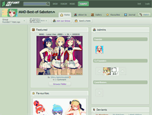 Tablet Screenshot of mmd-best-of-saboten.deviantart.com