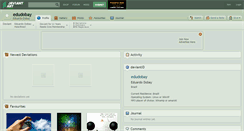 Desktop Screenshot of edudobay.deviantart.com
