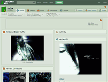 Tablet Screenshot of mixx.deviantart.com