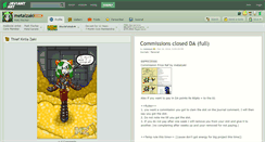 Desktop Screenshot of metalzaki.deviantart.com