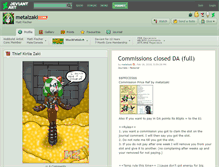 Tablet Screenshot of metalzaki.deviantart.com
