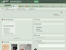 Tablet Screenshot of emogem.deviantart.com