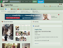 Tablet Screenshot of angela-chao.deviantart.com