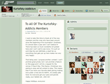Tablet Screenshot of kurtofsky-addicts.deviantart.com