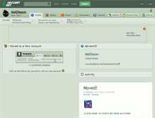 Tablet Screenshot of madisson.deviantart.com