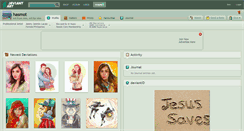 Desktop Screenshot of hasmot.deviantart.com