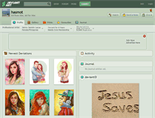 Tablet Screenshot of hasmot.deviantart.com