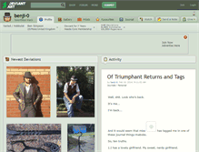Tablet Screenshot of benji-0.deviantart.com